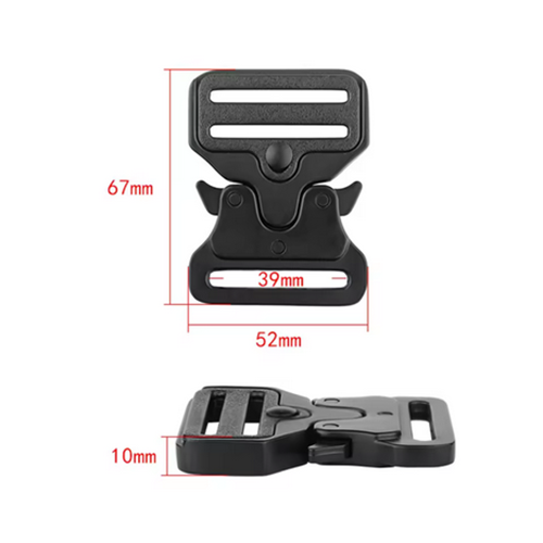 Zinc Alloy Quick-Release Buckle for Bags & Accessories Custom-Colored Tactical Belt Buckle for Safety Harnesses and Bags