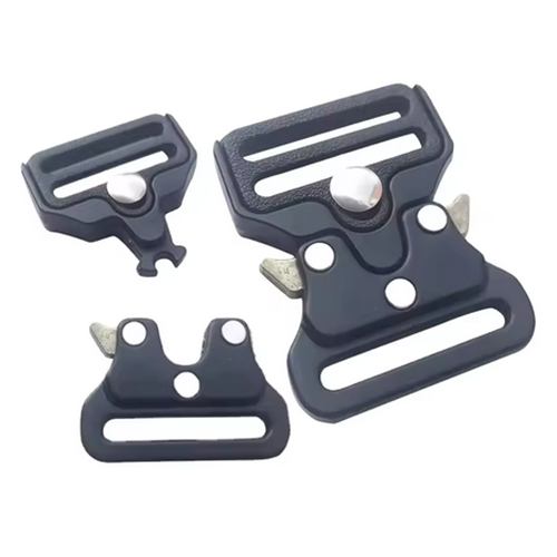 Zinc Alloy Quick-Release Buckle for Bags & Accessories Custom-Colored Tactical Belt Buckle for Safety Harnesses and Bags