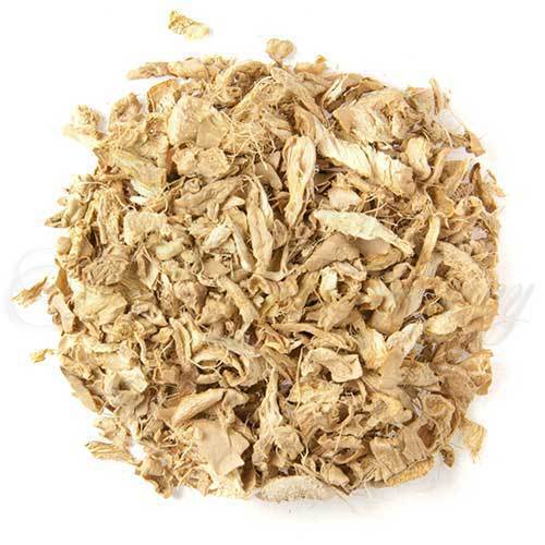 Ginger Flakes - Dehydrated Sliced Form, Natural Color | High Aroma, Long Shelf Life, Hygienically Packed, 100% Pure Without Additives