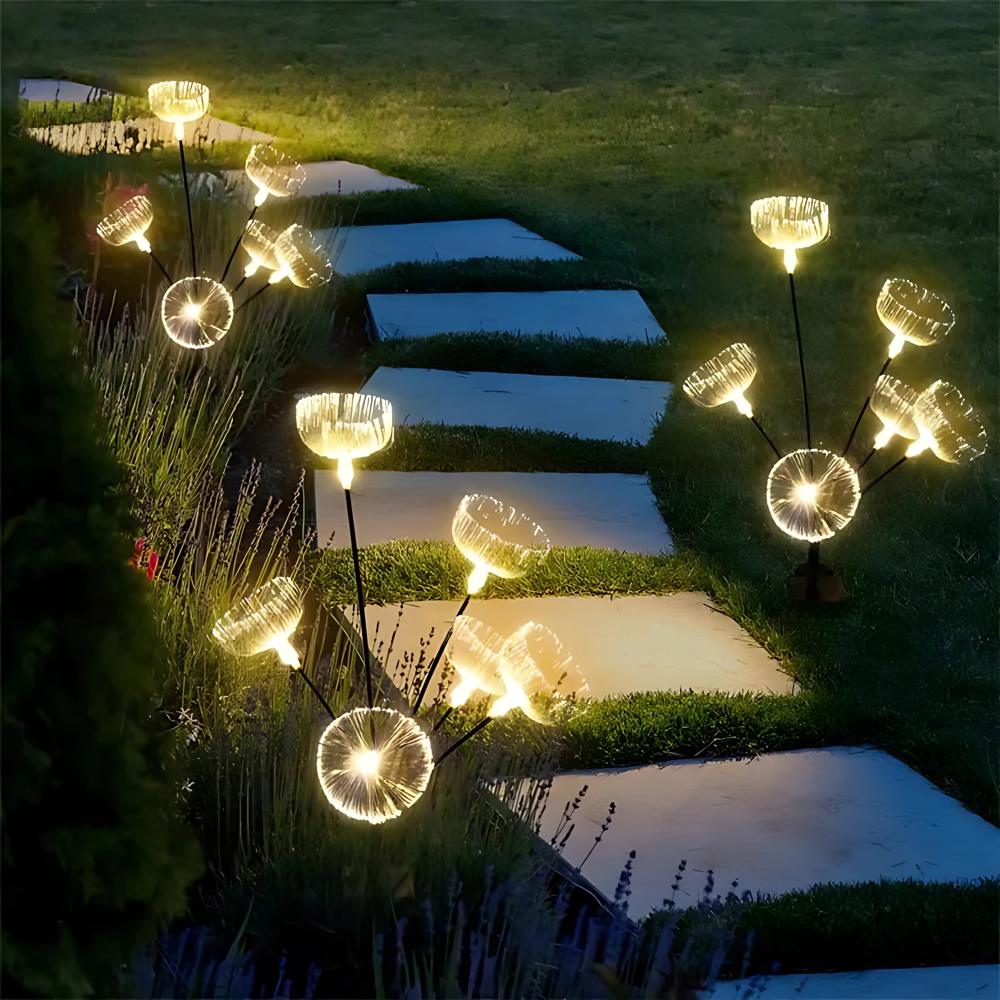 Six Headed Jellyfish Solar Ground Lamp
