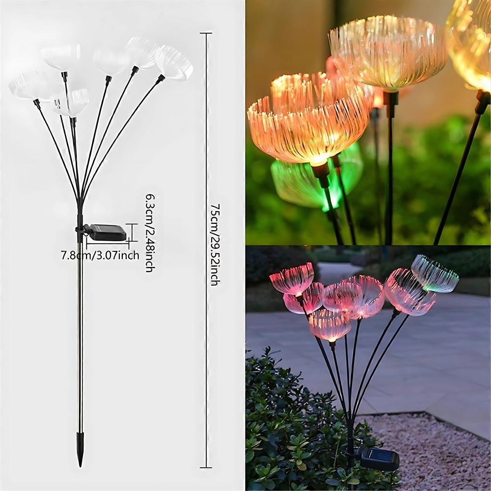 Six Headed Jellyfish Solar Ground Lamp