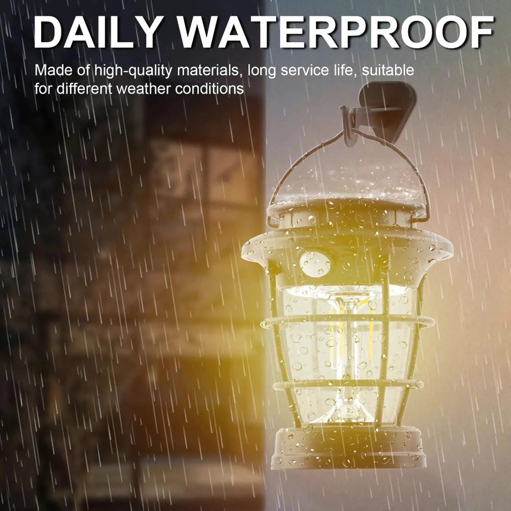 Solar Camping Lantern Garden Light