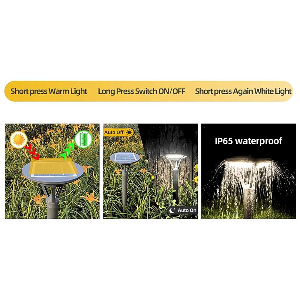 Solar Bollard Pathway Light