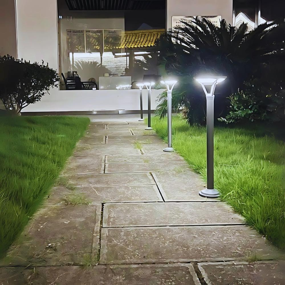 Solar Bollard Pathway Light - Color: White