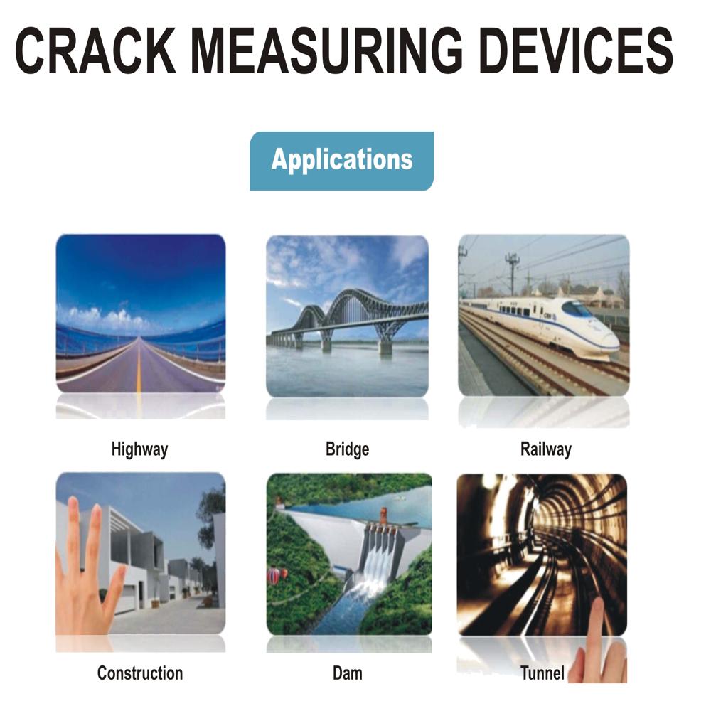 Crack Width Ruler Rwr-7 - Color: White