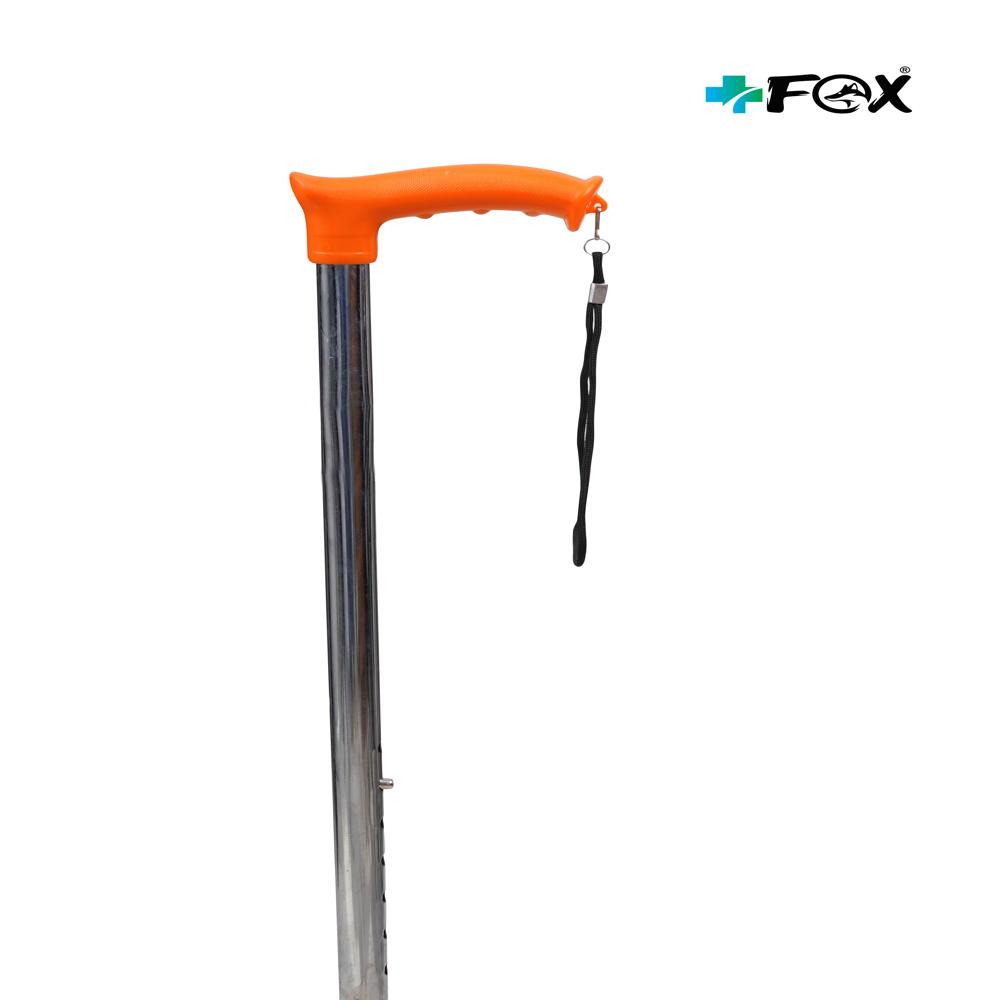 Walking Stick 4 Leg - Color: Silver
