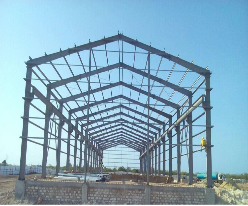 Prefabricated Warehouse Structure - Color: As Per Requirement