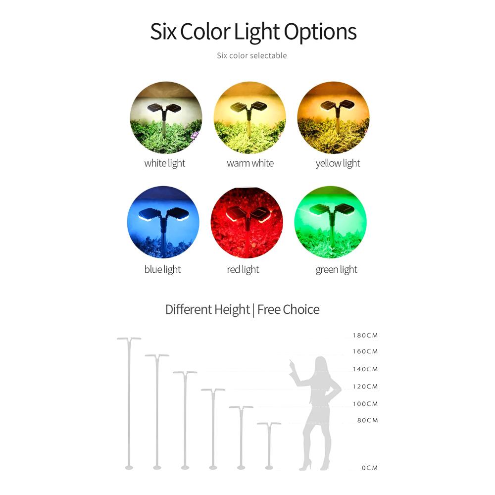 Automatic Optical Control Solar Garden Lamp 200W Waterproof Outdoor Light