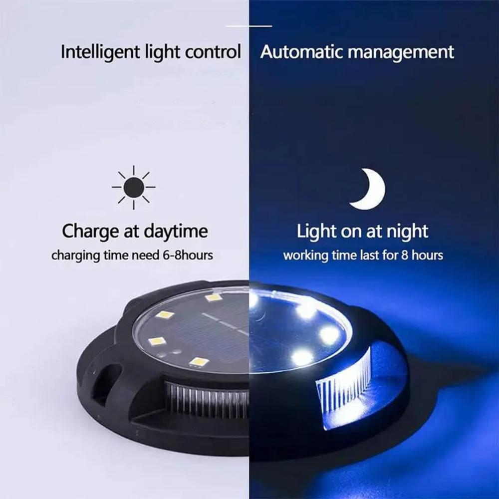 RGB Solar Buried Ground Light