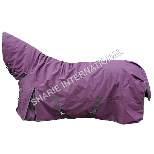 Article No. R-120B Outdoor Tournout Horse Combo Blanket - Color: Purple