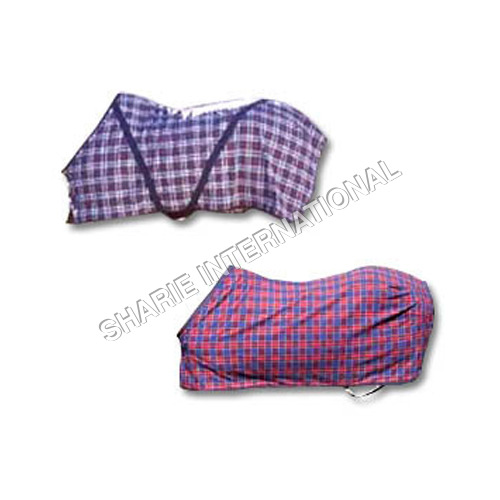 Article No. R-124 Cotton Sheet, Outer Fabric Is Cotton Breathable Fabric, Full, Cross Sircingle, Front 2 Closer Buckles - Color: Multicolor