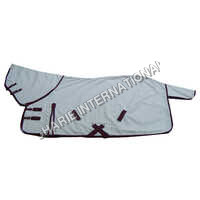 Article No. R-131 Poly Cotton Summer Combo Sheet, Poly Cotton Breathable Fabric, 2 Closer Buckles On Chest & Neck,cross Surcingle, Leg Strape - Color: White