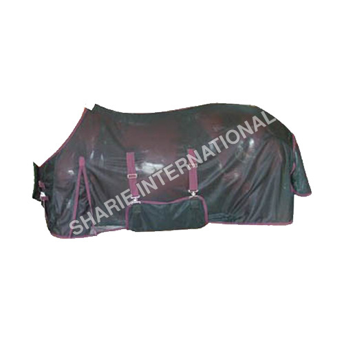 Article No. R-135 Fly Rug Mesh Net Fabric With Belly - Color: Grey