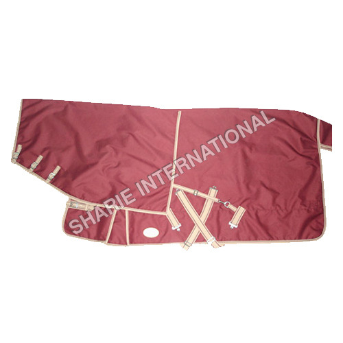 Article No. R-139 Outdoor Tournout Horse Combo Blanket - Color: Maroon