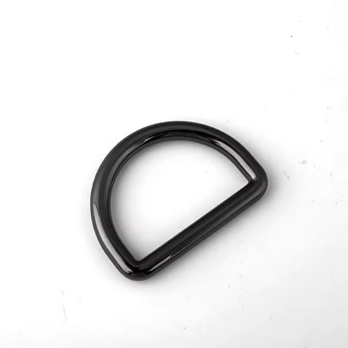 DIY Metal Bag Accessories D-Ring Buckle Suitable for Bag Straps, Webbing, and Belts Seamless Metal D-Ring Buckle