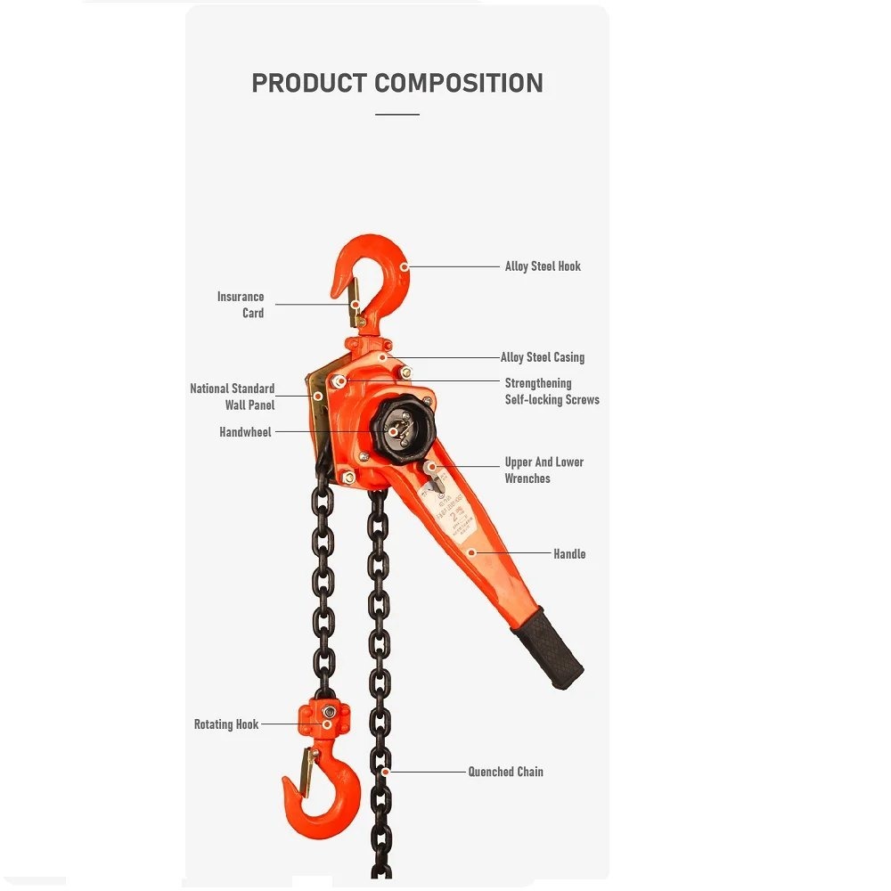 0.75ton Ratchet Lever Hoist
