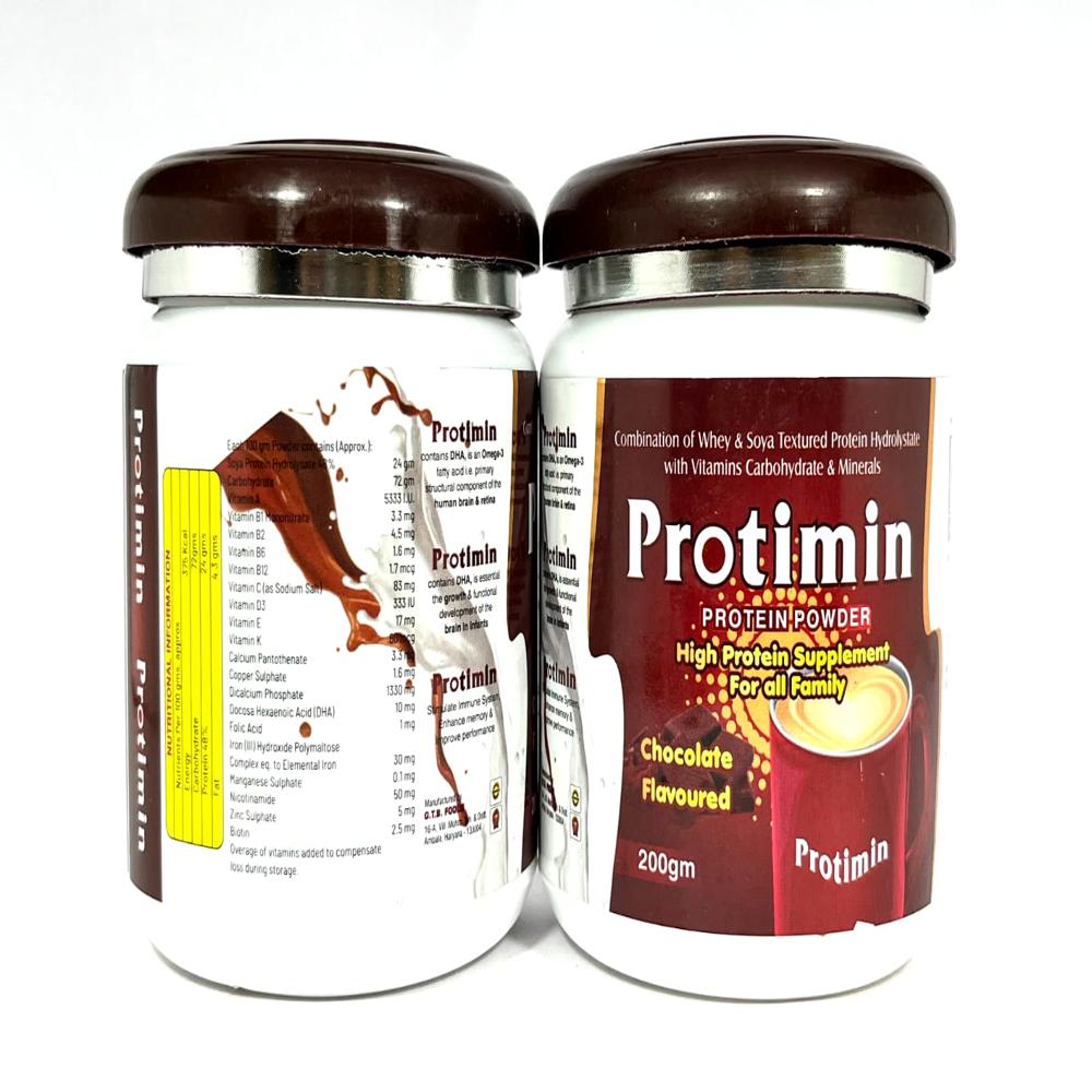 Protimin Chocolet Protein Powder - Best Before: 12-18 Months
