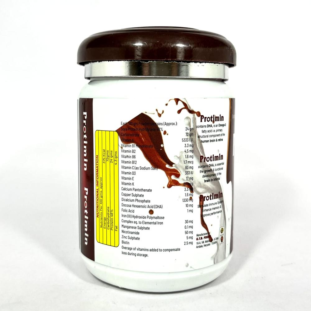 Protimin Chocolet Protein Powder - Best Before: 12-18 Months