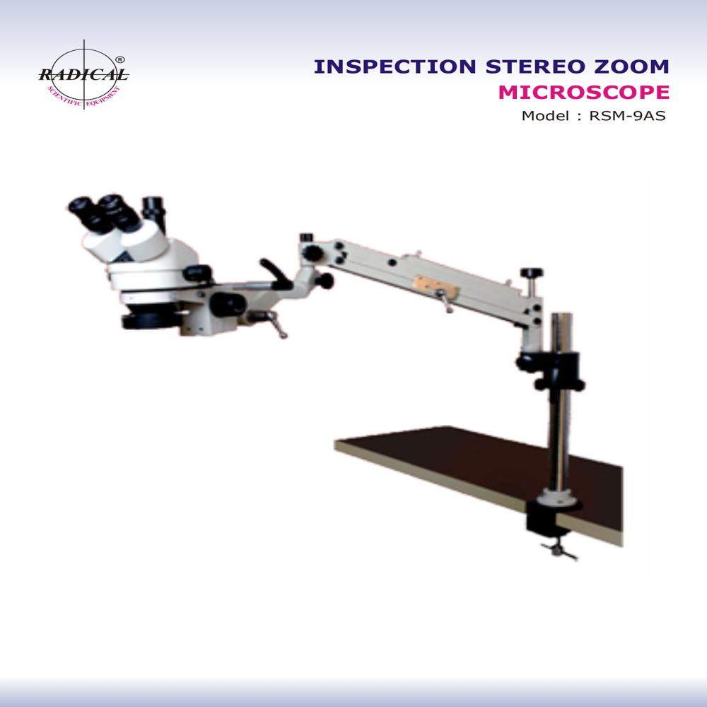 Articulated Trinocular Stereo Zoom Microscope RSM-9AS