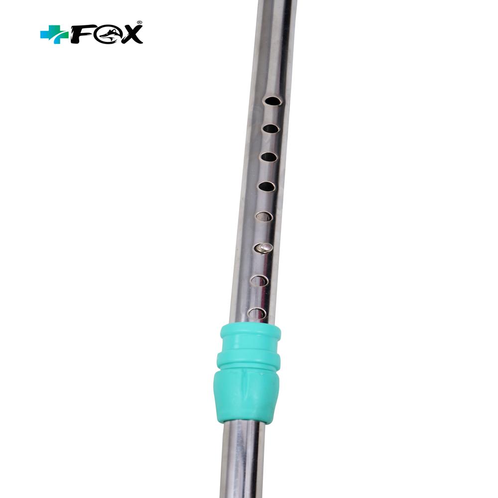 Walking Stick Single Leg - Color: Silver