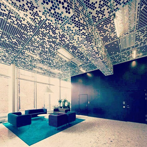 Custom Perforated Baffle Ceiling