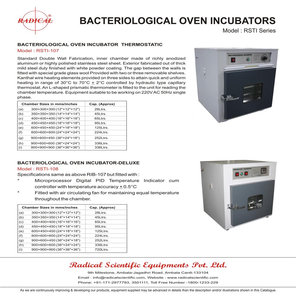 DIGITAL LABORATORY INCUBATOR RSTI-Series