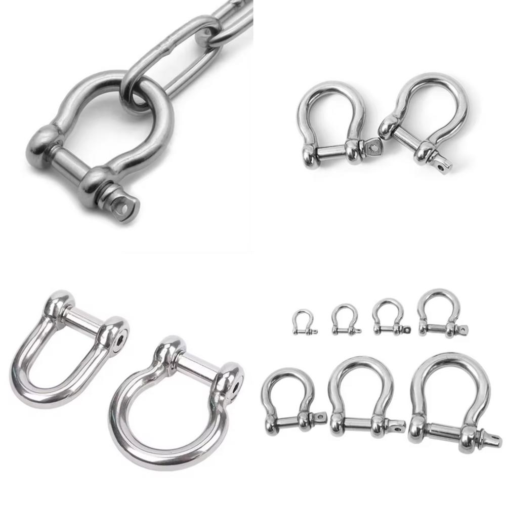 Zinc Alloy Metal Buckle Horseshoe U-Shaped Removable Screw D-Ring (Suitable for Bag Accessories)