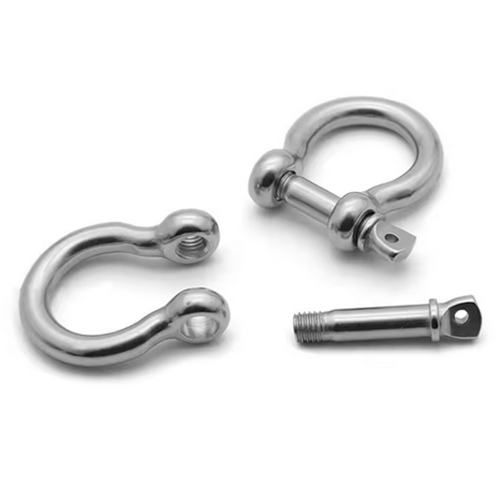 Zinc Alloy Metal Buckle Horseshoe U-Shaped Removable Screw D-Ring (Suitable for Bag Accessories)