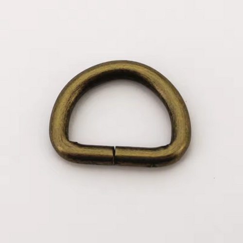 Garment Luggage Sewing Handmade Accessories DIY Leather Craft Bag Purse D Rings Alloy Clasp D Ring Buckle