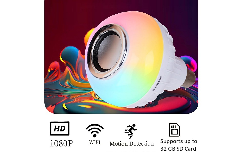 Spy Bluetooth Bulb Wit Wi Fi - Color: White