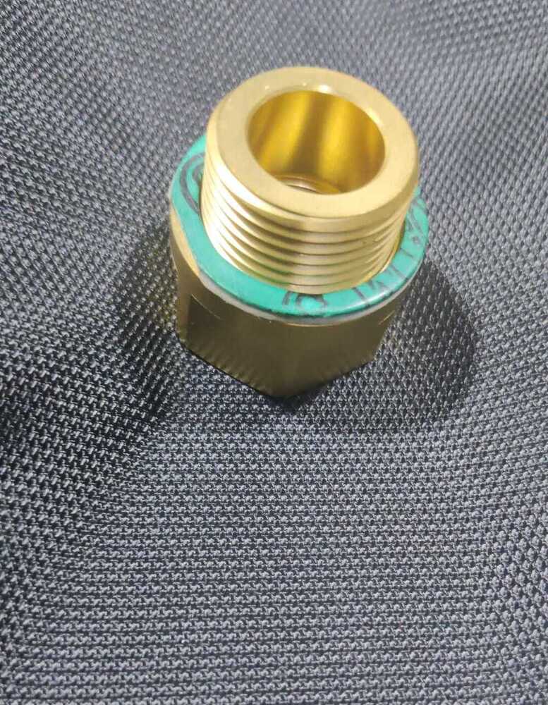Oil Drain Valve And Adaptor - Color: Golden