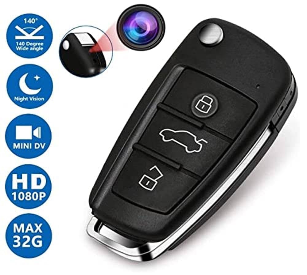 Key Chain Camera - Color: Black