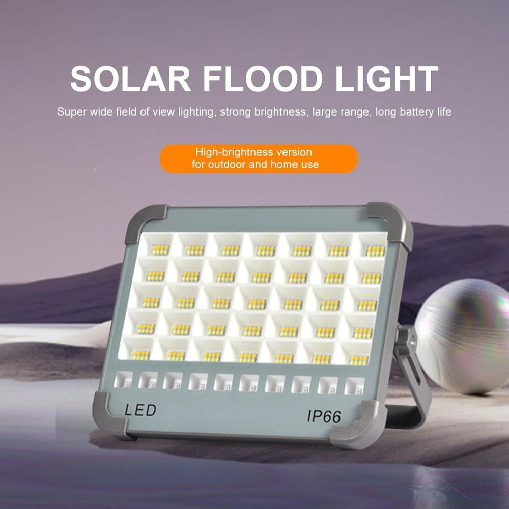 Portable Solar Led Work Light - Color: White
