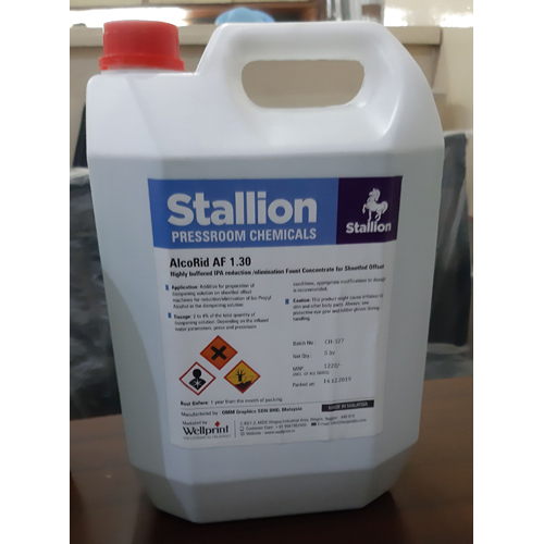 5Ltr Stallion Pressroom Chemicals - Application: Industrial