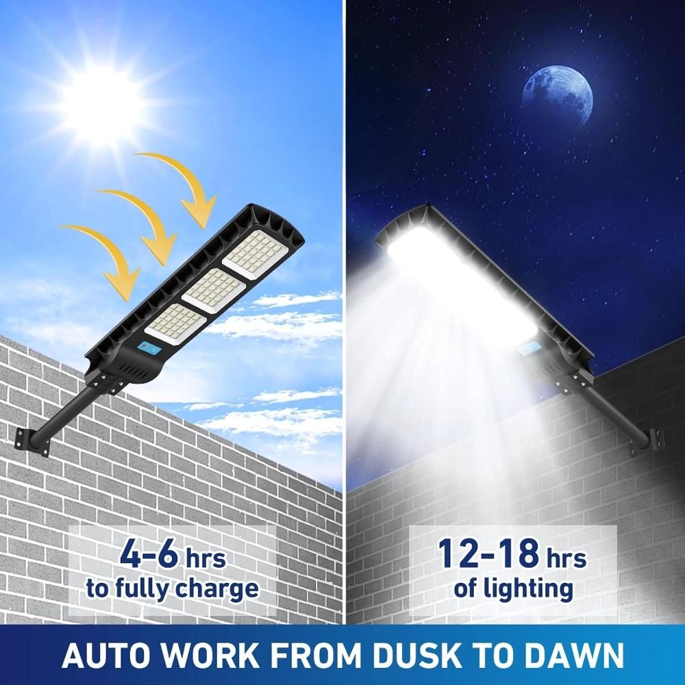300W All-in-One Solar Street Light with Remote