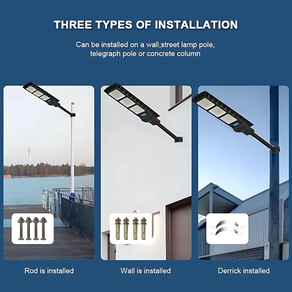 300W All-in-One Solar Street Light with Remote