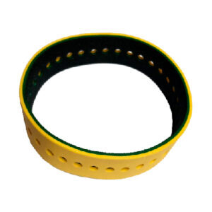 Yellow Flat Belt - Finish: Polished