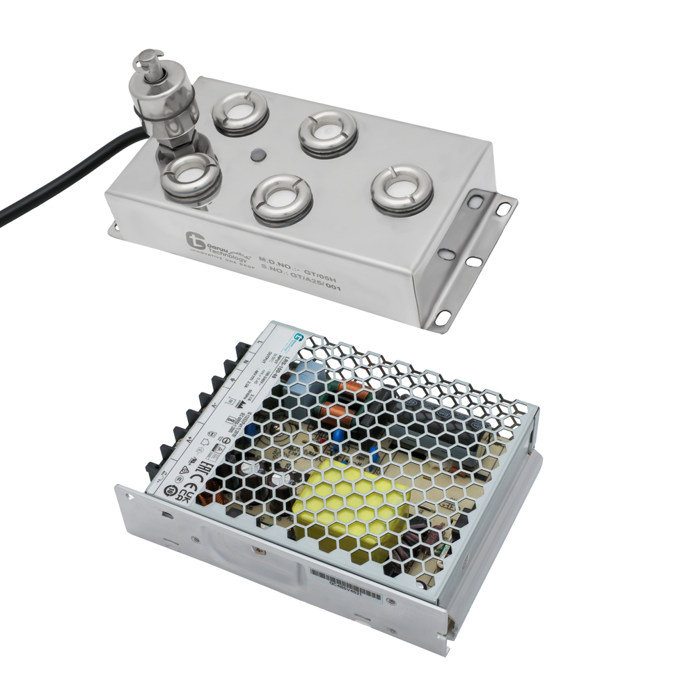 5 Head Mist Maker With Smps - Color: Silver