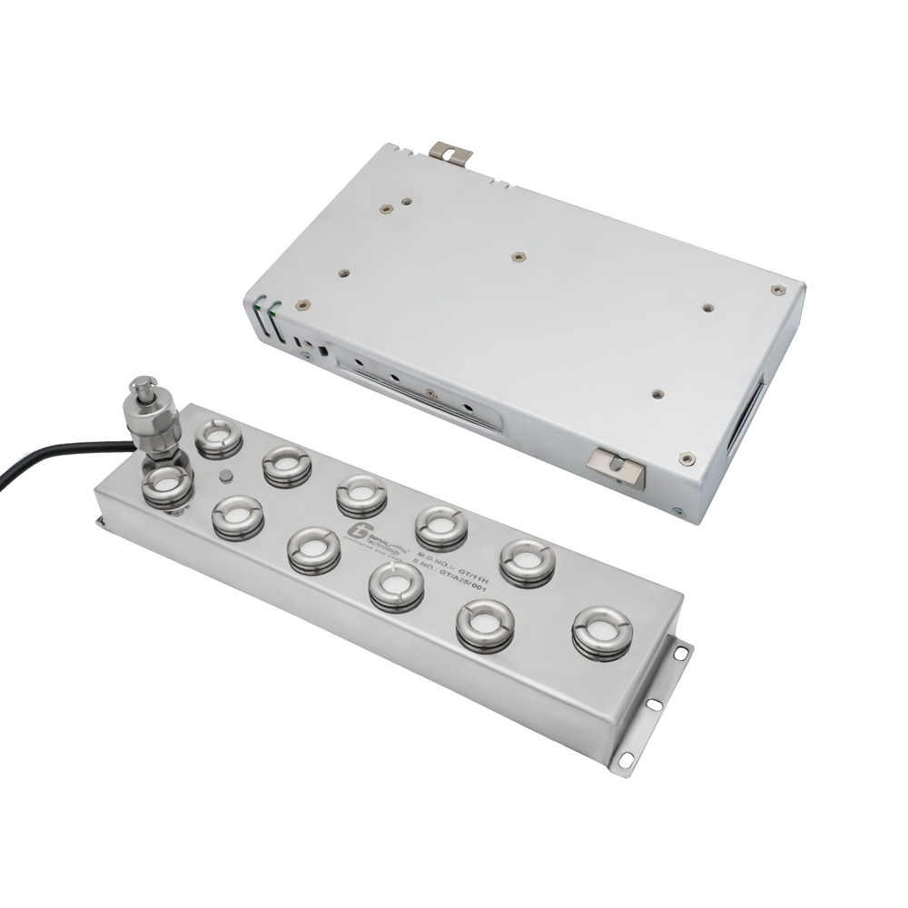 11 Head Mist Maker With Smps - Color: Silver