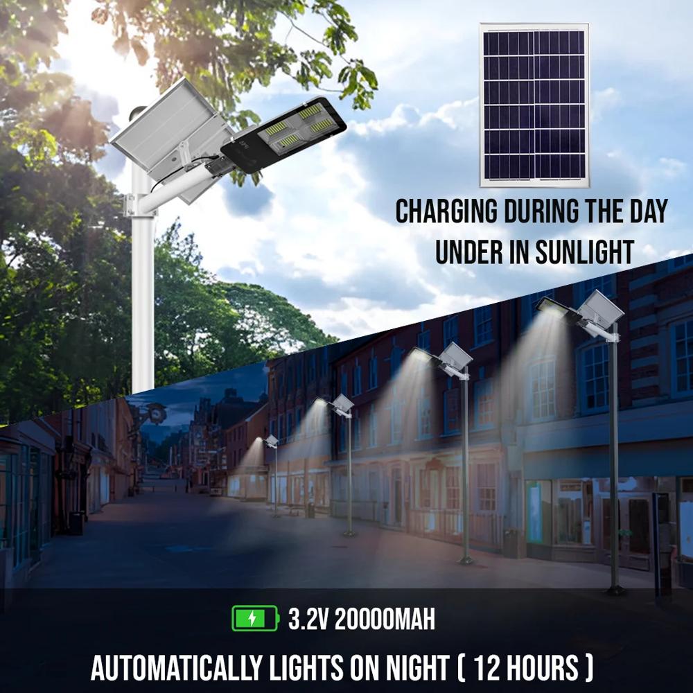 200 Watt Semi Integrated Solar Street Light - Application: Commercial