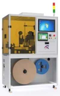 PET Film Cutting Peeling Pressure Holding Inspection And Taping Machine