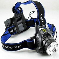 Rechargable Led Head Lamp - Lighting Color: Blue