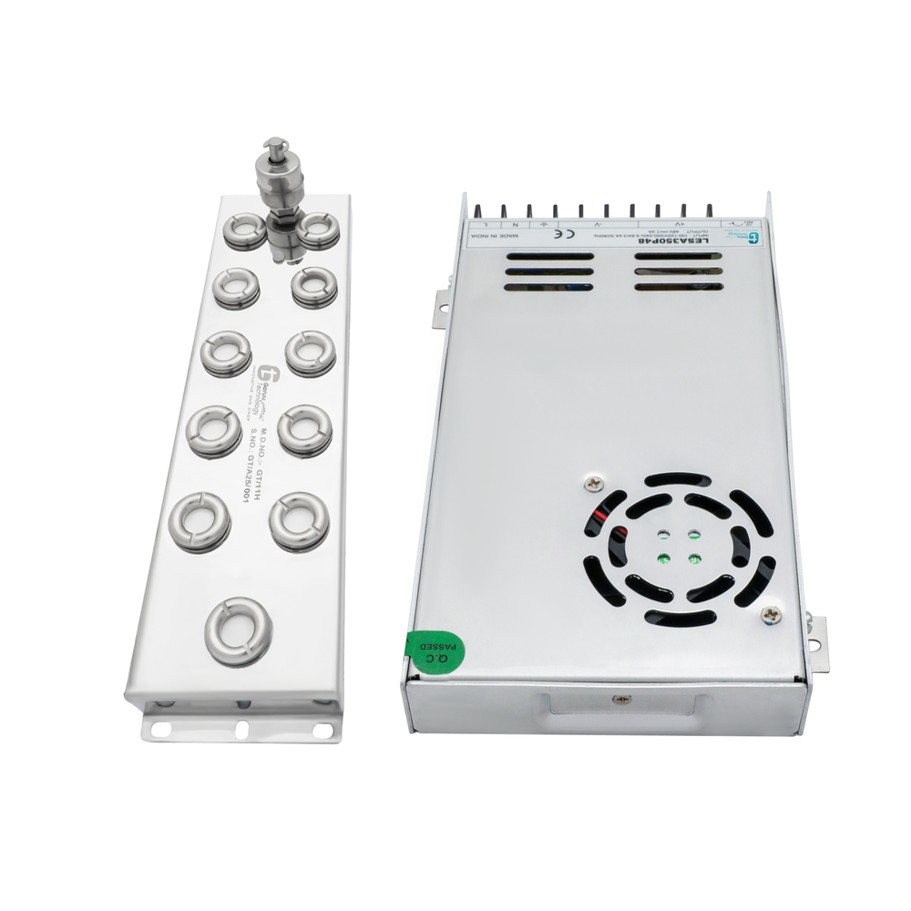 11 Head Mist Maker With Smps - Color: Silver