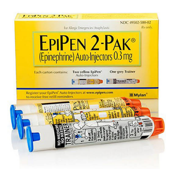 Epipen 2 Pak Epinephrine Injection 0.3 Mg Auto-Injector For Adults - Capacity: 360 Liters Per Minute Ltr