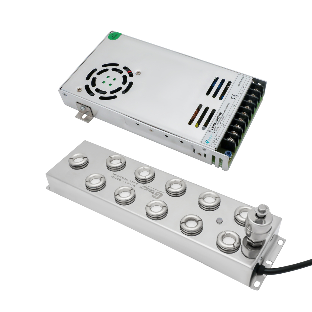 11 Head Mist Maker With Smps - Color: Silver