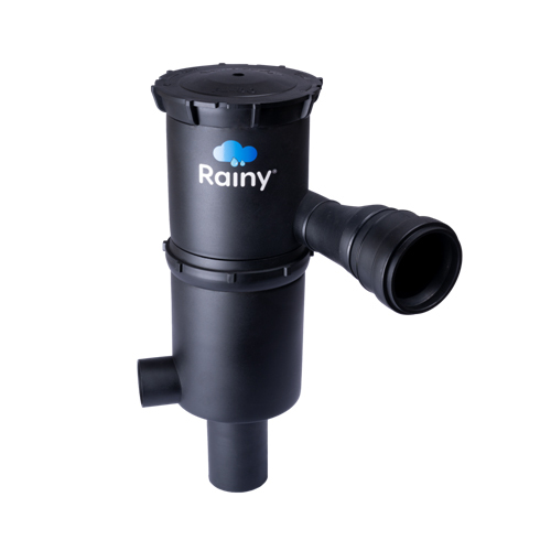 Rainwater Harvesting Installation Kit Fl-150 180 Sq Mtr - Color: Black