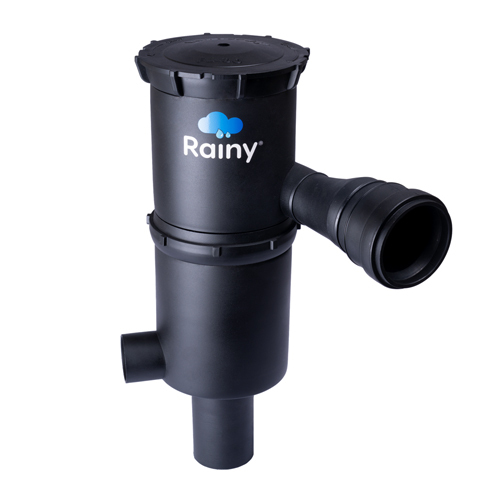 Rooftop Rainwater Harvesting Filter Fl-150 180 Sq Mtr - Color: Black