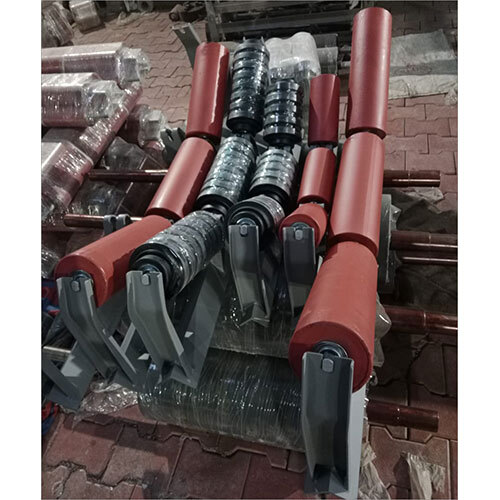 Conveyor Idler Rollers - Color: Maroon