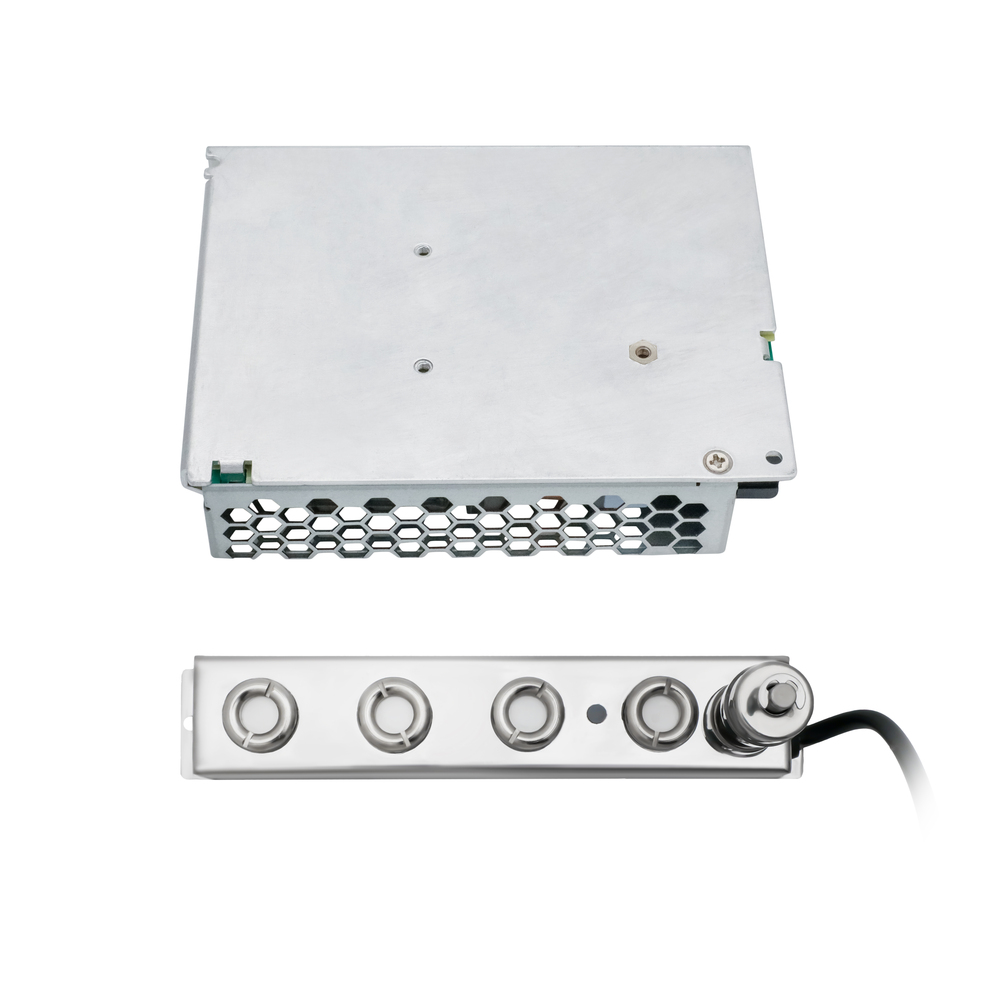 4 Head Mist Maker With Smps - Color: Silver