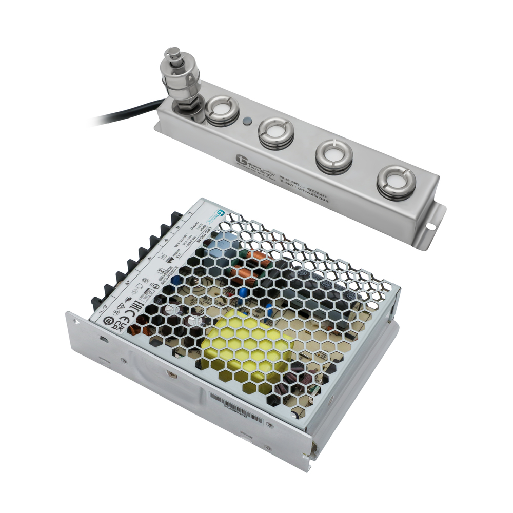 4 Head Mist Maker With Smps - Color: Silver